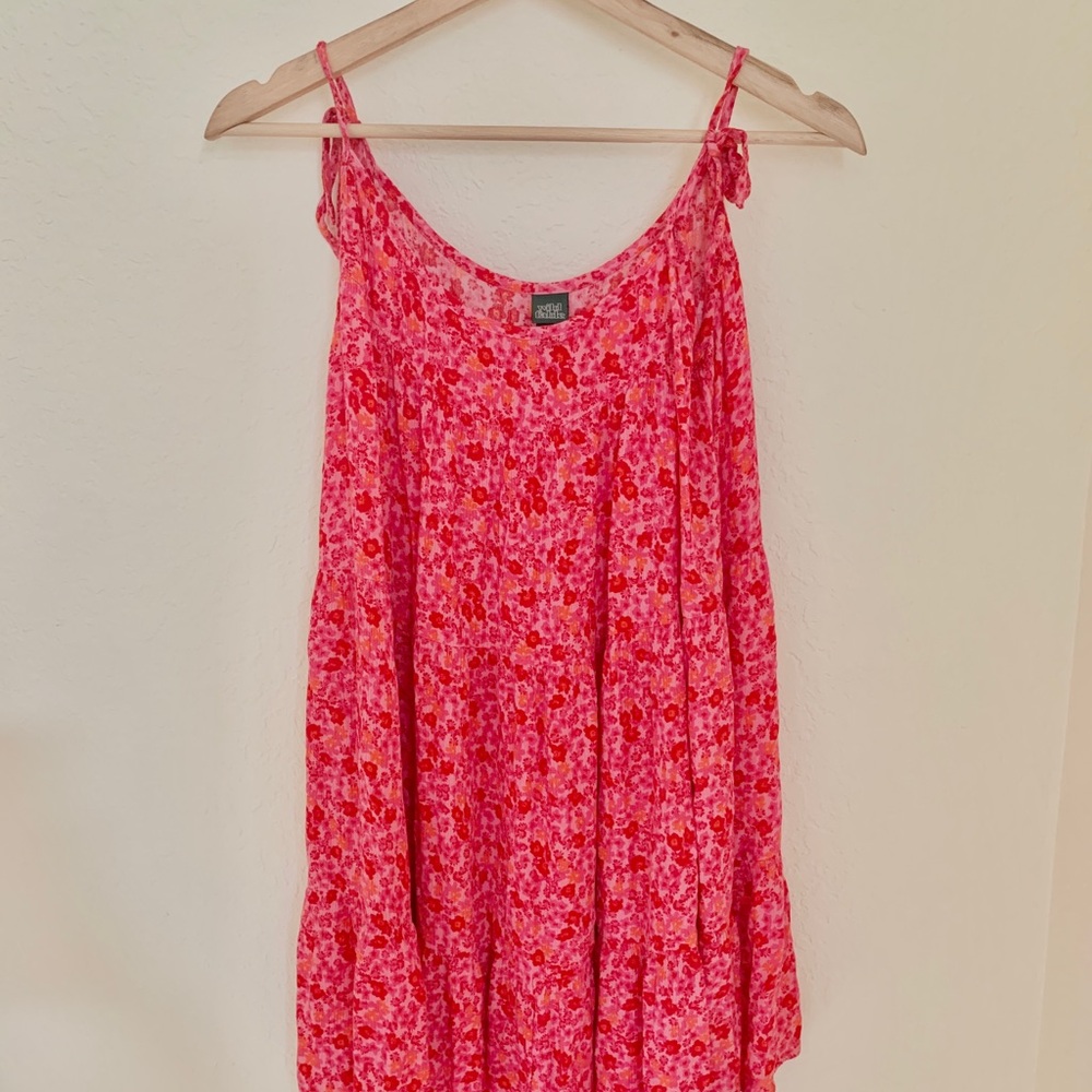 Beachy Floral Pink Dress